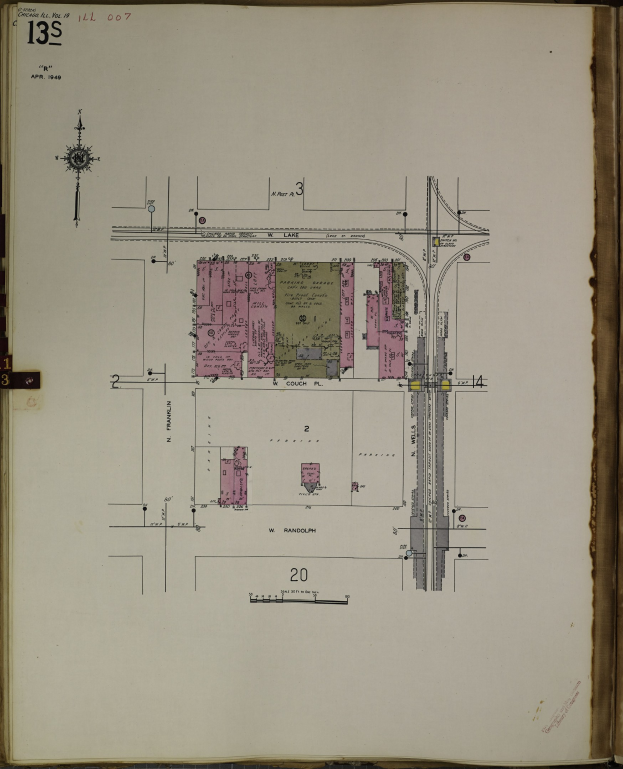 Offenes Buch mit detaillierter Stadtplan-Illustration und umgebenem Text auf seinen Seiten.