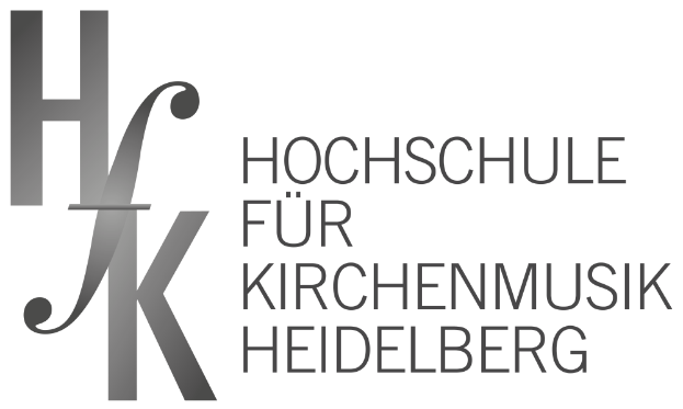 Das Logo der Hochschule für Kirchenmusik Heidelberg, bestehend aus schwarzem Text auf weißem Hintergrund.