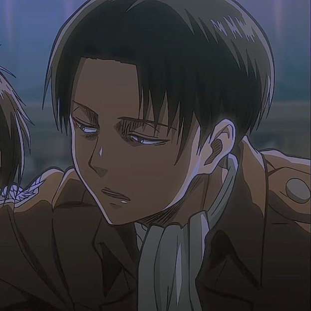 Animated scene from *Attack on Titan: Eren Yeager* featuring Mikasa Ackerman in a blue and white striped shirt and Eren in his black and white outfit, standing side by side with determined expressions against a bright yellow background.