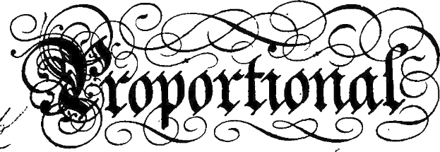 Eine Schwarz-Weiß-Kalligrafie des Wortes 'Konzern', umgeben von kunstvollen Schwüngen und Verzierungen.