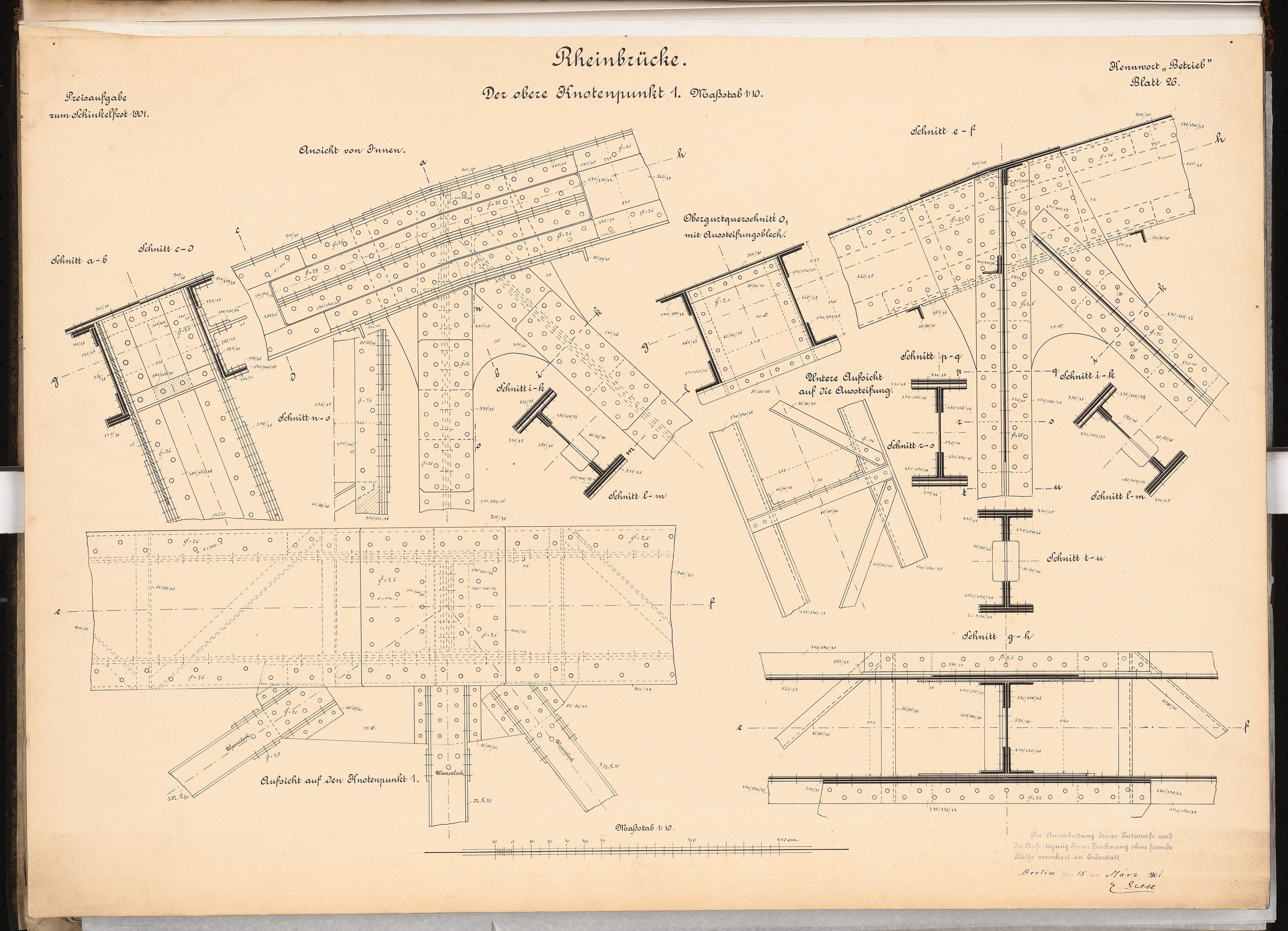 Open book displaying detailed plans and text with a drawing of a table on one page.